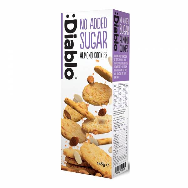 Diablo No Added Sugar Almond Cookies 145g
