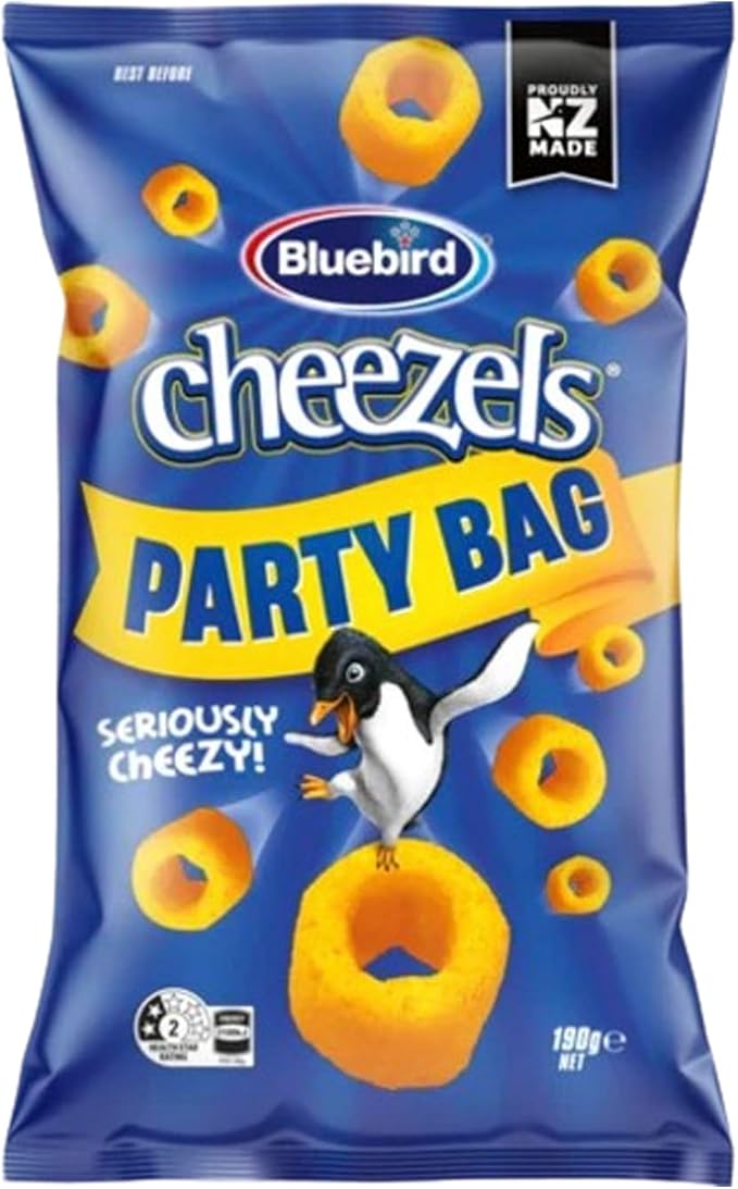 Bluebird Cheezels Corn Snacks, 190g