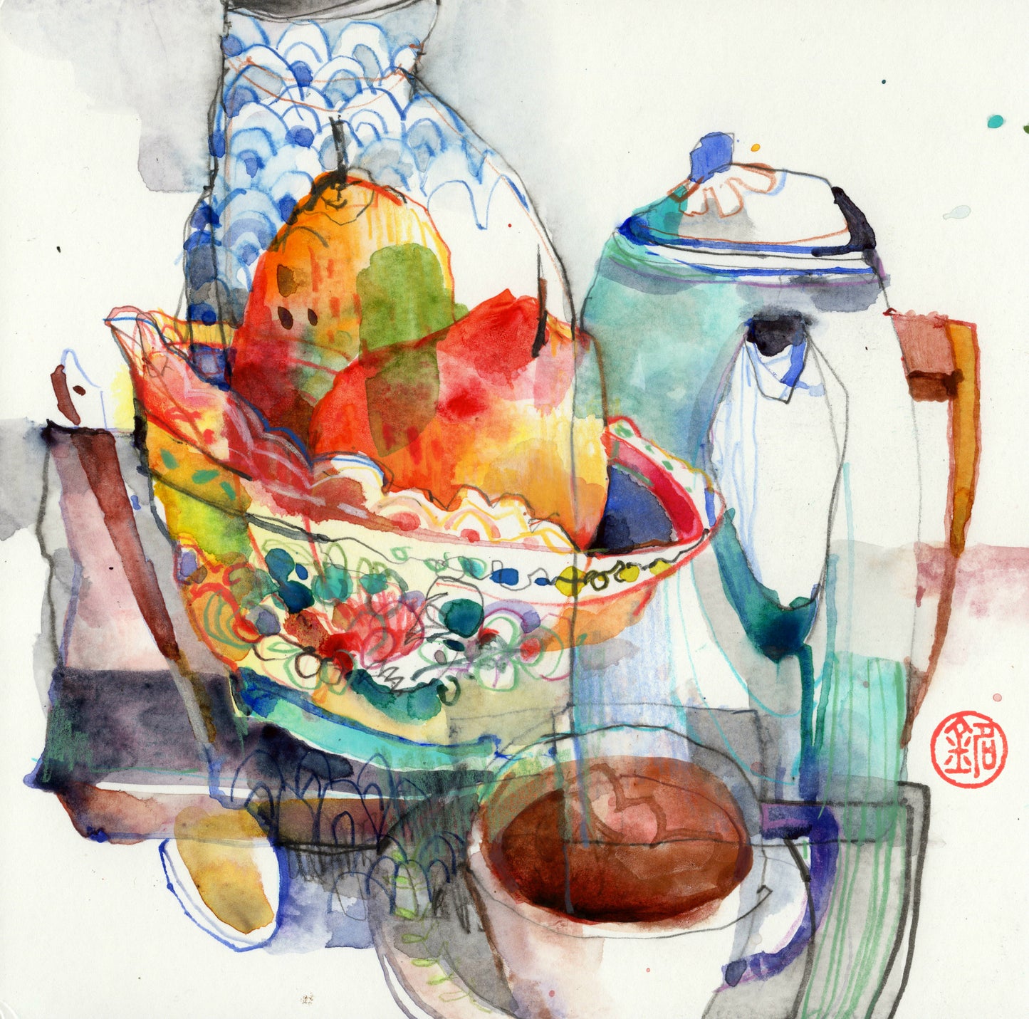 New Bowl: Still Life in Motion