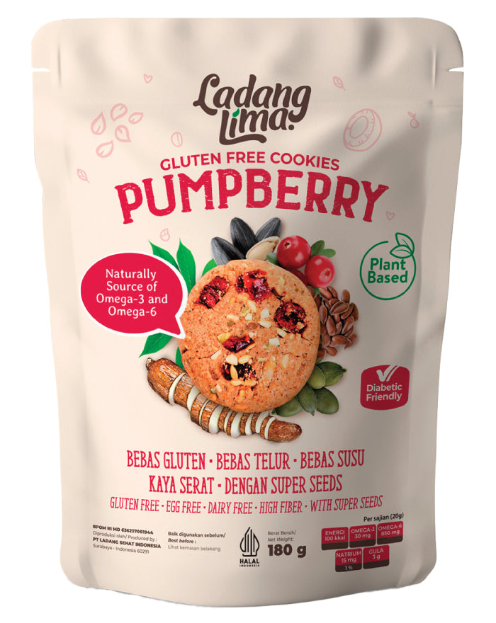 Ladang Lima Pumpberry Cookies 180g