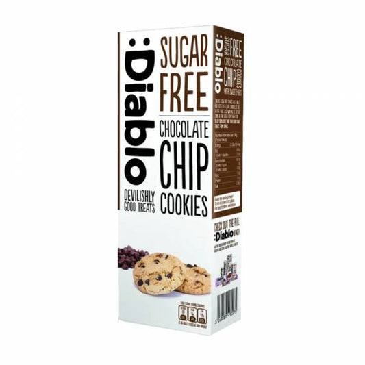 Diablo Sugar Free Chocolate Chip Cookies 130g