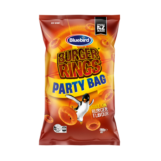 Bluebird Burger Rings Corn Snacks, 190g