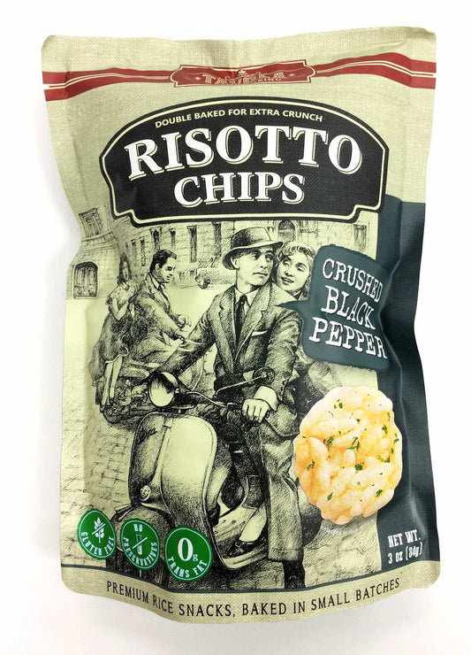 TAVOLA RISOTTO CHIPS Crushed Black Pepper 84g