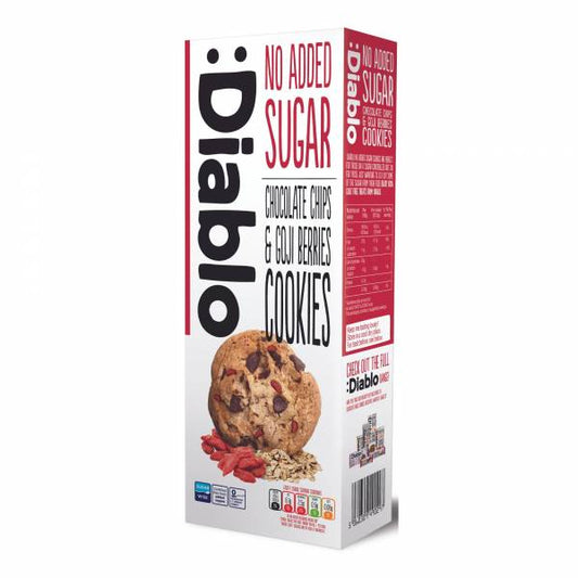 Diablo No Added Sugar Chocolate Chip & Goji Berry Cookies 135g